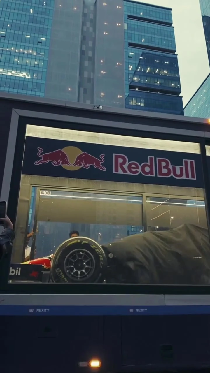 A Formula 1 show car on display at the event